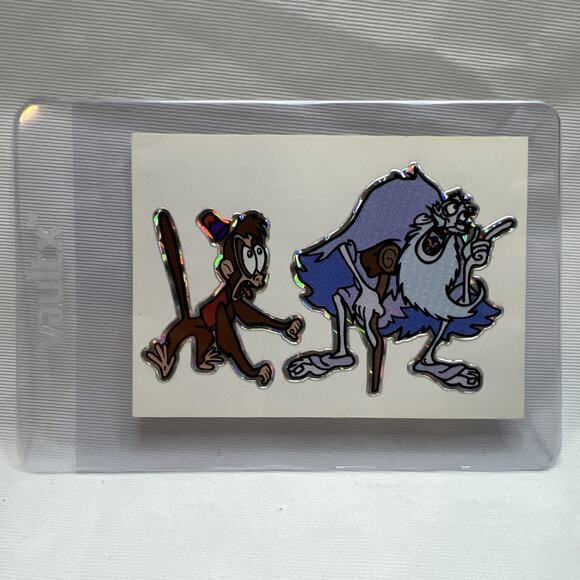 Disney Aladdin Jasmine Vending Machine Sticker Prism 1990's Vintage Rare - Picture 3 of 3